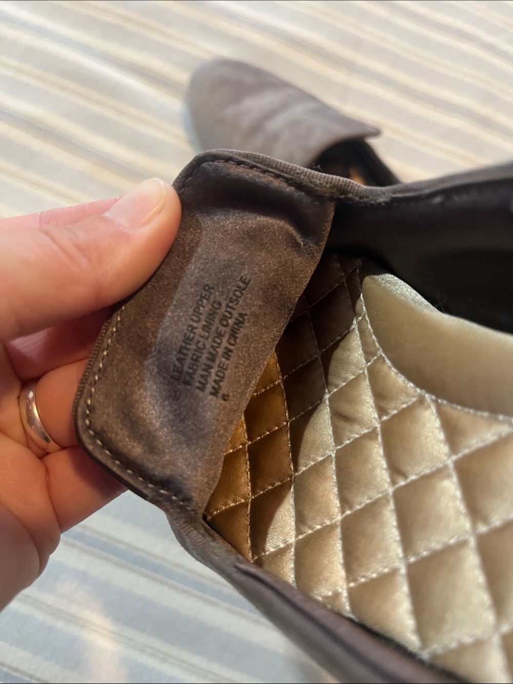 Grey Suede Birdies Slip On Shoes - Picture 8 of 8